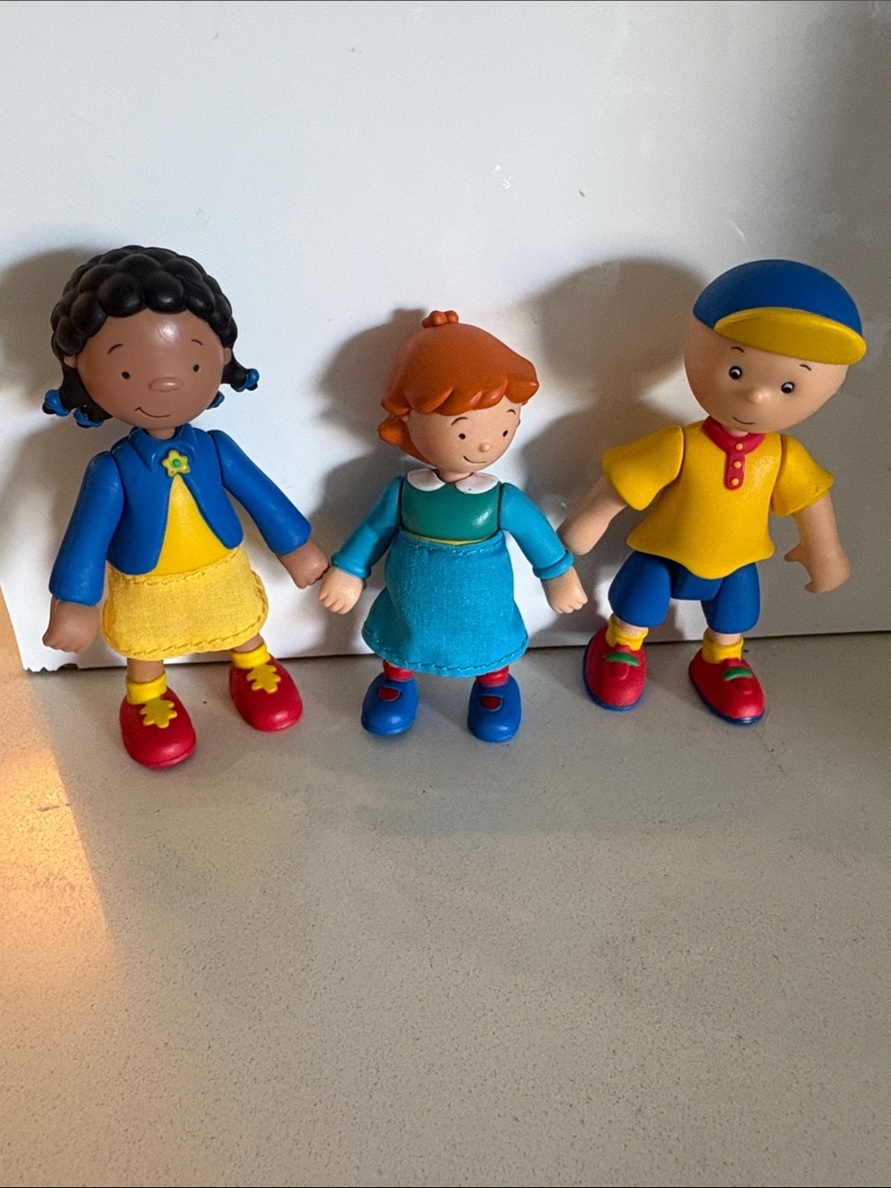 Vintage 2002 Caillou Show Irwin Toys Figures- Lot of 3